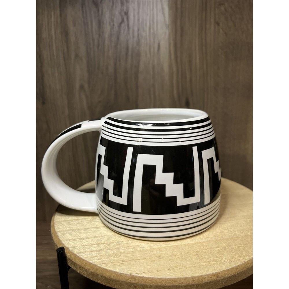Vintage Treasure Chest Cliff Dweller No. 29 10oz Mug Southwest Black and White